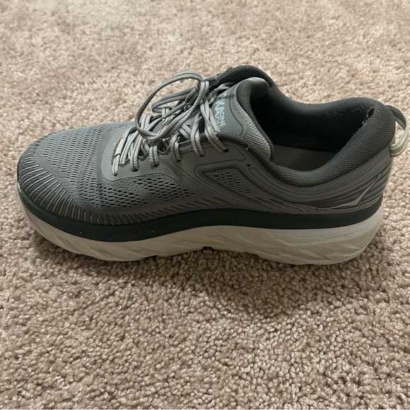 Hoka One One Bondi 7 X-Wide Gray Men’s Size 9 - Picture 13 of 16
